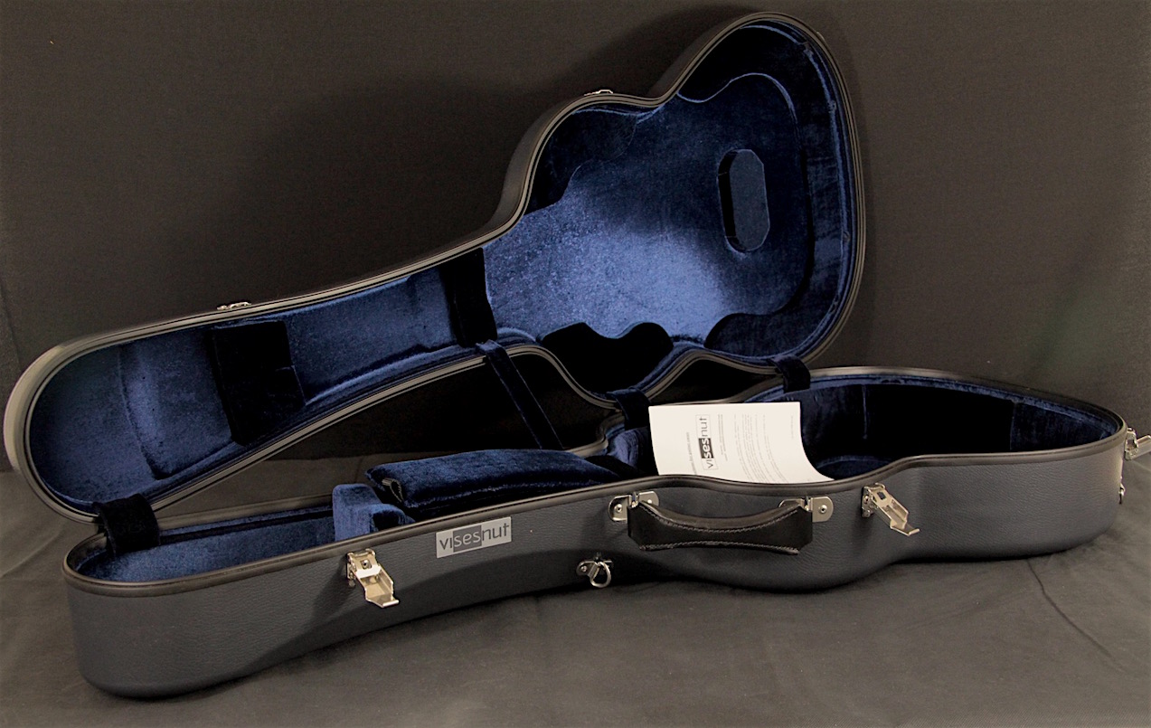 Visesnut Classical Guitar case Active Series Dark Gray Leather